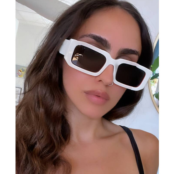 NEW Prada PR06YS Sunglasses in Talc White - Picture 1 of 7